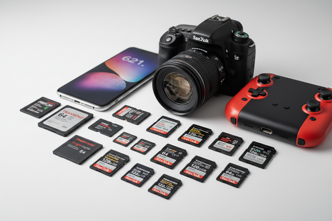 How to Choose a Memory Card for Cameras, Phones, and Gaming Devices