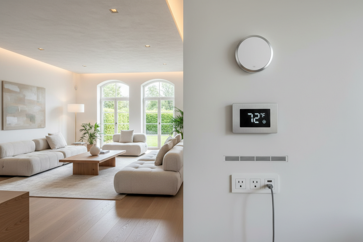 Improve Home Comfort with HVAC, Fire Safety, and Outlets & Accessories