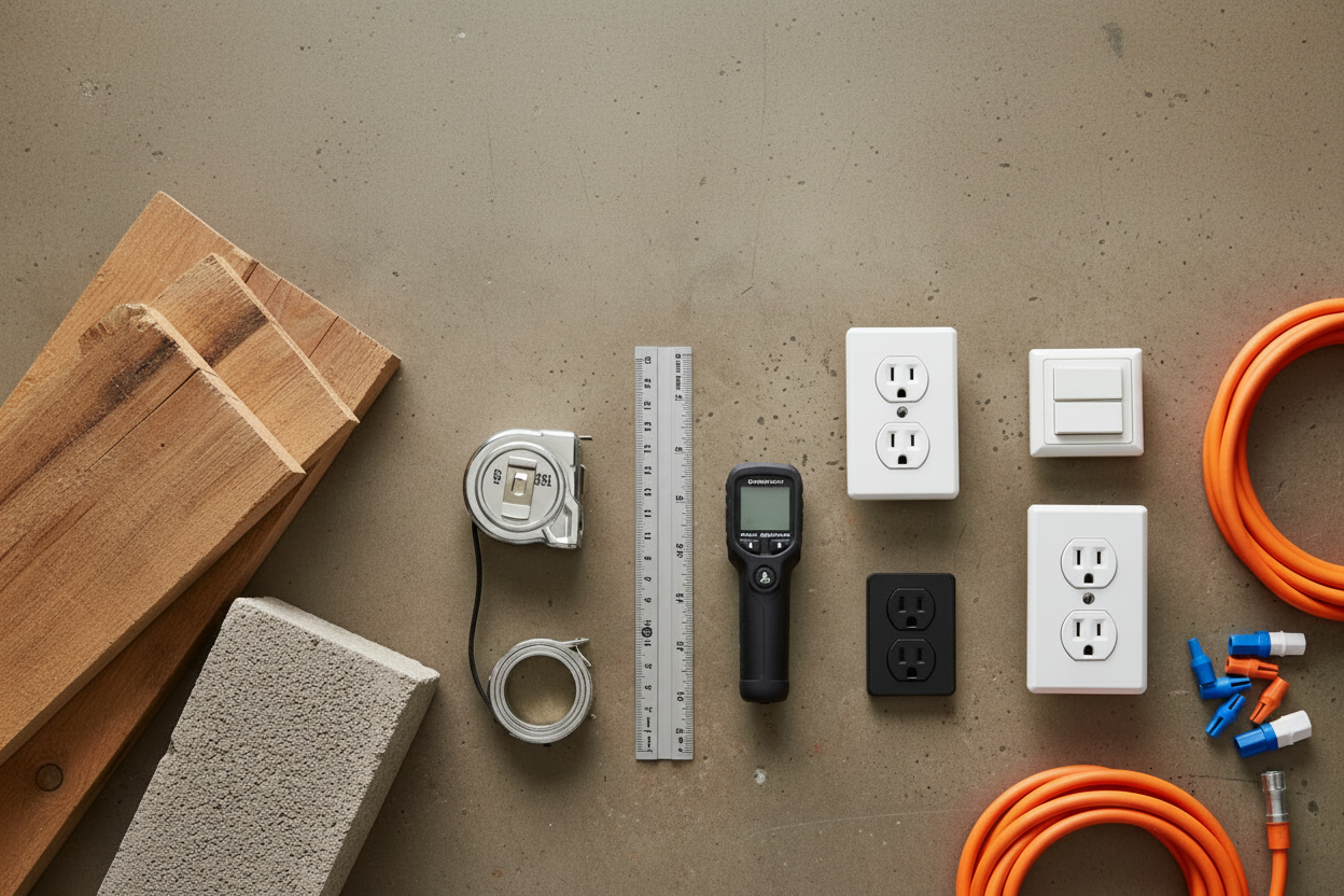 Build Smarter with Building Materials, Linear Measurement, and Outlets & Accessories