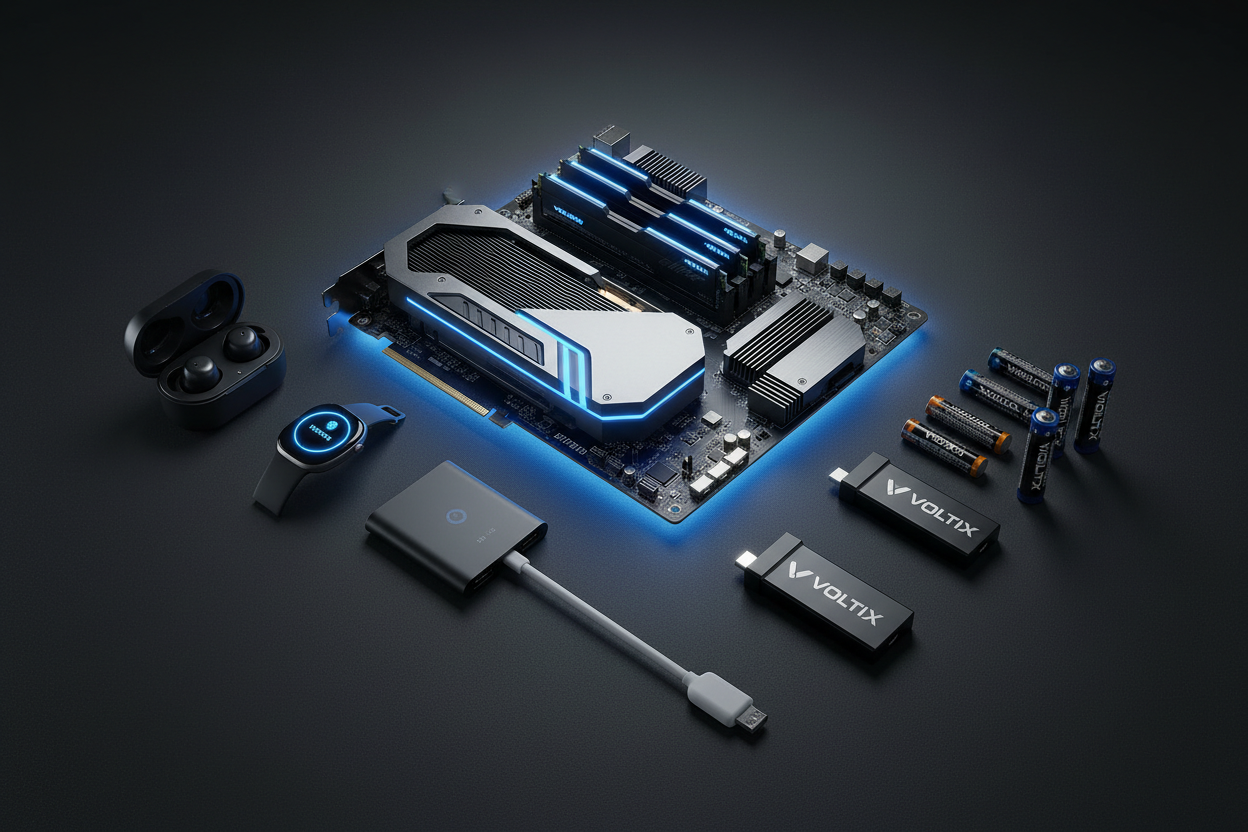 Upgrade Your Tech Setup with Computer Components, Electronics & Gadgets, and Household Batteries