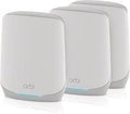 Netgear Orbi RBK763-100NAR AX5400 Tri-band WiFi 6 Mesh System, Router and 2 by Amazon+Renewed