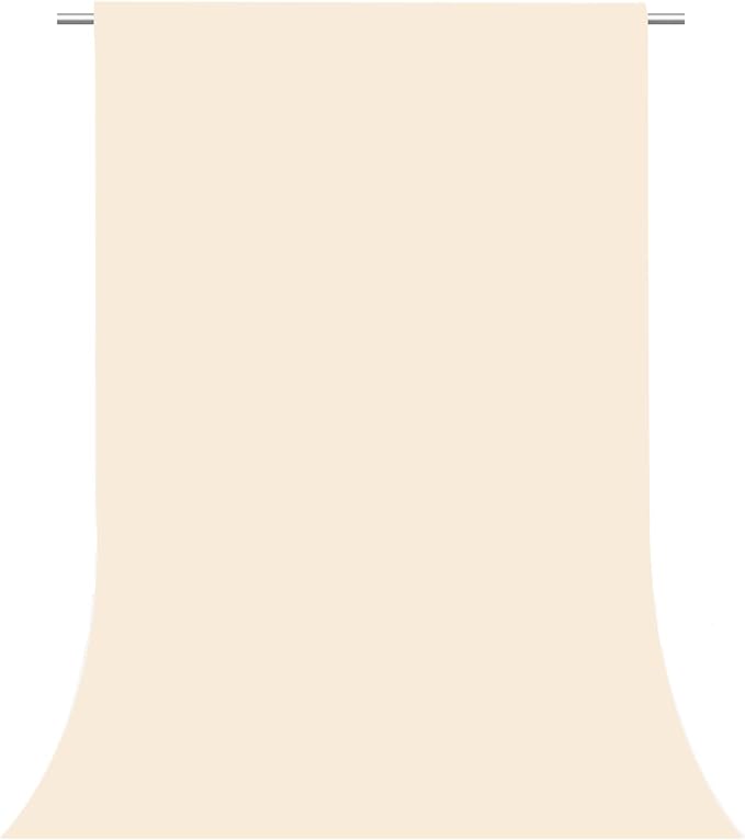 Cream Photo Backdrop for Photoshoot, Cream Photography Backdrop for Portraits by TERSUM