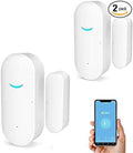 2-Pack WiFi Door and Window Sensors, Tuya Smart Alarm by SENCKIT