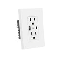 Zigbee Wall outlet with USB | One Controlled | One Always On | Compatibile with by PrakritiSmart