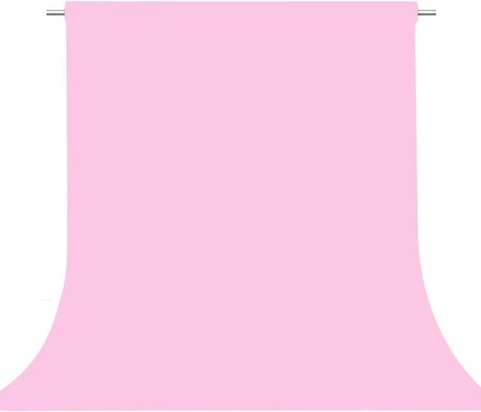 Pink Photo Backdrop for Photoshoot, Fabric Background for Product Photography by TERSUM