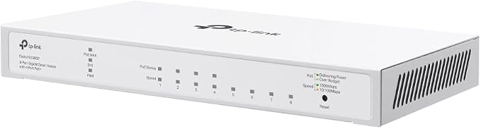 TP-Link Festa FS308GP 8 Port Gigabit Smart Managed PoE Switch 4 PoE+ Port @62W - Image 3