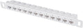 GeeekPi 12 Port Patch Panel, 10inch 0.5U CAT6 Network Patch Panel by GeeekPi