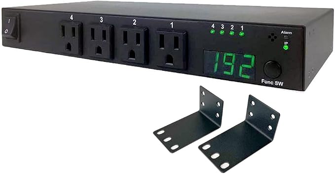 Premium 4-Port Remote Power PDU by AllAboutAdapters
