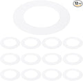 PATIKIL 2.8" ID 4.5" OD Plastic Trim Ring, Translucent Matte White by PATIKIL