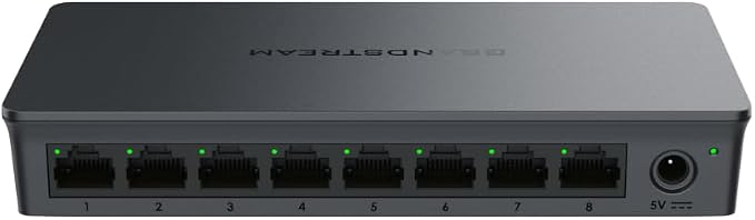 Grandstream GWN7701 | 8-Port Gigabit Ethernet Unmanaged Network Switch | Plug & - Image 2