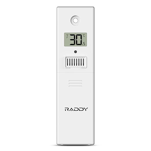 Raddy R5 Indoor Outdoor Wireless Remote Sensor by Raddy