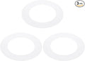 PATIKIL 3.2" ID 4.9" OD Plastic Trim Ring, Translucent Matte White by PATIKIL