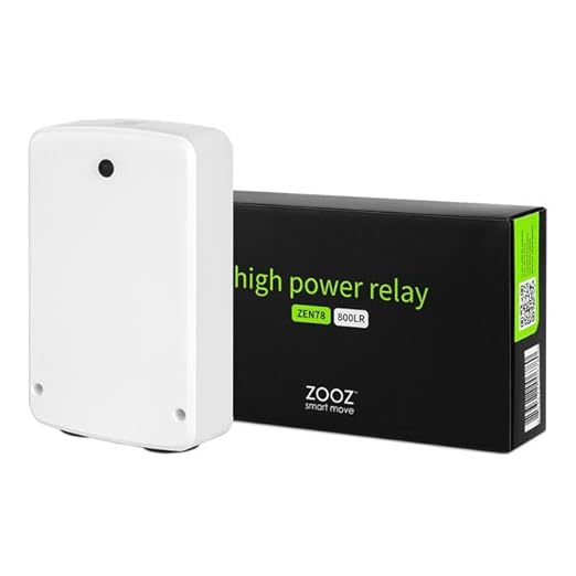Zooz Z-Wave Long Range High Power Relay ZEN78 800LR | Z-Wave Hub Required by ZOOZ