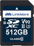 LinkMore XV29 512GB SDXC UHS-II Card UHS-II SD Crd, SD Card by LinkMore