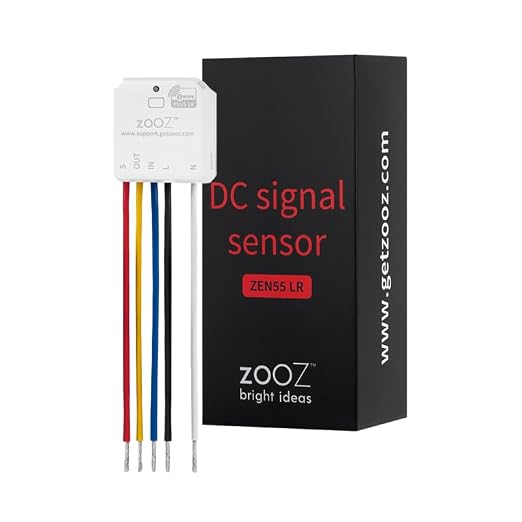 Zooz 800 Series Z-Wave Long Range DC Signal Sensor ZEN55 | by ZOOZ