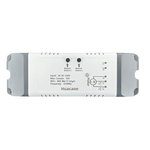 Smart WiFi Relay Switch 10A|Forward/Reverse Motor Controller|Compatible by Unknown