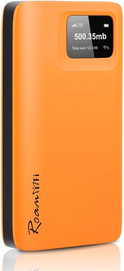 RoamWiFi 4G LTE Mobile Hotspot Router Worldwide Portable High Speed Hotspot by RoamFi