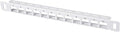 GeeekPi 10 inch 0.5U 12 Port Blank Keystone Patch Panel by GeeekPi
