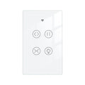 MOES 2.4GHz WiFi RF Smart Curtain Light Touch Switch Glass Panel Backlight by MOES