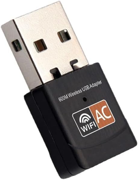 600Mbps 802.11ac Wireless USB WiFi Dongle Wi-Fi 5 Dual Band 2.4/5GHz Network - Image 2