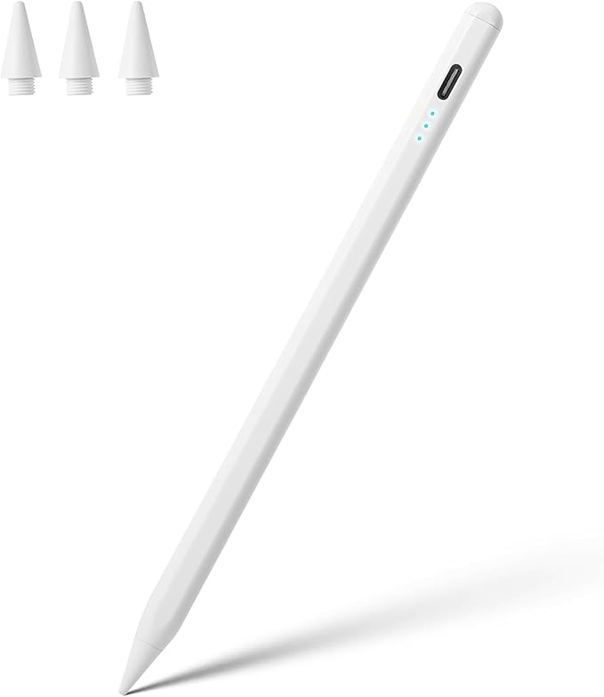 Stylus Pen for iPad A16 11th 10th 9th 8th 7th 6th Generation, iPad Pro 12.9 11 by Waiktyne