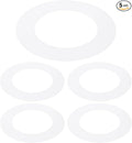 PATIKIL 2.8" ID 4.5" OD Plastic Trim Ring, Translucent Matte White by PATIKIL