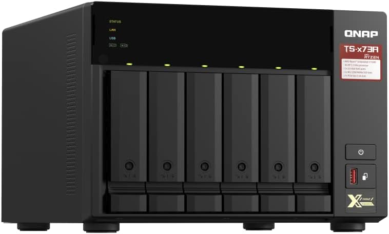 QNAP TS-673A-8G 6 Bay High-Performance NAS - Image 2