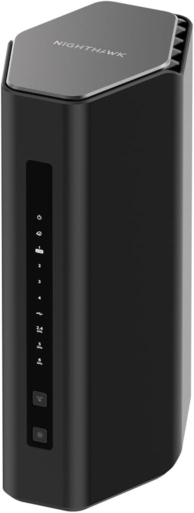 NETGEAR Nighthawk Tri-Band WiFi 7 Router – Router Only, BE12000 Wireless Speed by NETGEAR