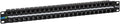 ICC CAT5e Feed-Through Patch Panel, 48 Port, 1U Rackmount, RJ45 Ethernet Patch by ICC