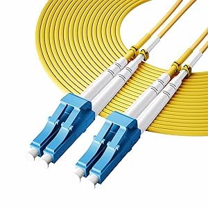 Yonwide Single Mode Fiber Lc to Lc 10m, Os2 Single Mode Fiber Patch Cable Duplex by YonwideFiber