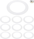 PATIKIL 5.9" ID 8.1" OD Plastic Trim Ring, Translucent Matte White by PATIKIL