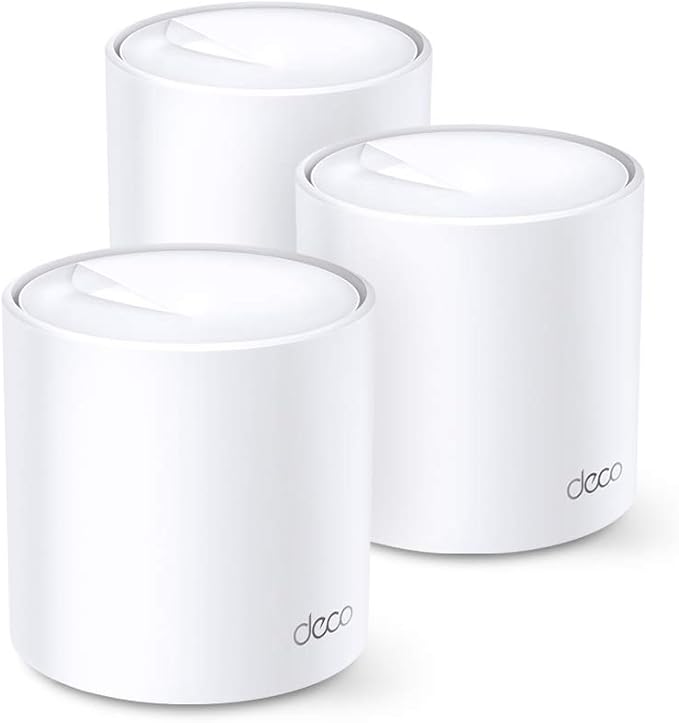 TP-Link Deco AX5000 Mesh WiFi, Covers up to 7100 Sq.Ft., Replaces Wireless by Amazon+Renewed