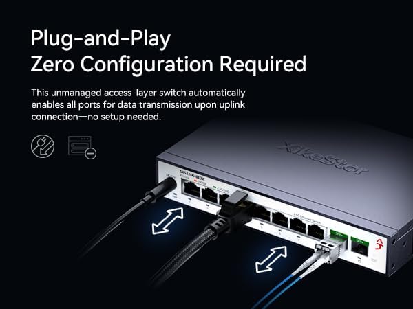 10 Port 2.5G Unmanaged Ethernet Switch, 2x10G SFP+, 8×2.5 RJ45 Gigabit Network - Image 6