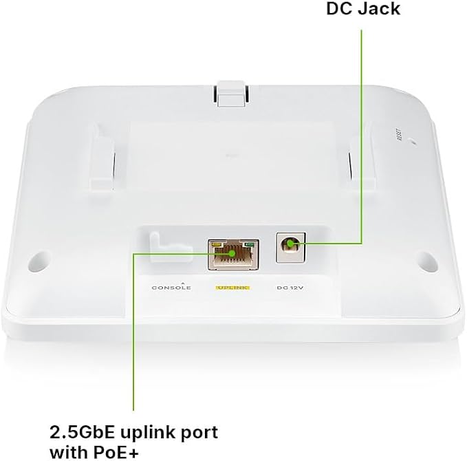 Zyxel WiFi 7 Wireless Access Point BE5100 | PoE+ / AC Powered | 2.5Gb Ethernet - Image 2