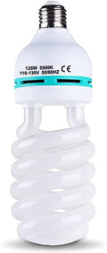 135W Light Bulb 5500K CFL Daylight Spiral Softbox Lighting Kit Bulb in E27/E26 by Unknown