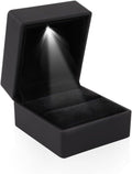iSuperb® Ring Box Black Jewelry Case Organizer by iSuperb