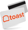50 Toast POS Manager Swipe Cards + 3 Credit Card Reader Cleaning Cards. by POSDepot