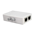 iKKEGOL Mini 2-Port RJ45 Network Key-Press Switch Splitter Selector Box 100M by iKKEGOL