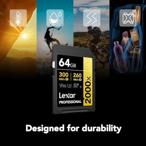Lexar 64GB Professional 2000x SD Card, Full HD, - Image 4
