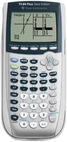 Texas Instruments TI-84 Plus Silver Edition Graphing Calculator by Amazon+Renewed