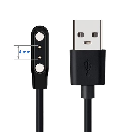 Smart Watch Universal Charger Magnetic, da fit Smartwatch Accessories 2 Pin 4mm by Aliwisdom