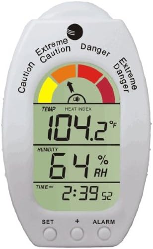 Ambient Weather WS-HE01 Handheld Heat Stress Index, Dew Point Monitor by AmbientWeather