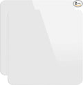 KINJOEK 2 PCS 30x30cm 12 x 12 Inch Acrylic White Reflective Display Table Riser by KINJOEK