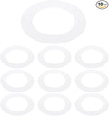 PATIKIL 3.6" ID 5" OD Plastic Trim Ring, Translucent Matte White by PATIKIL