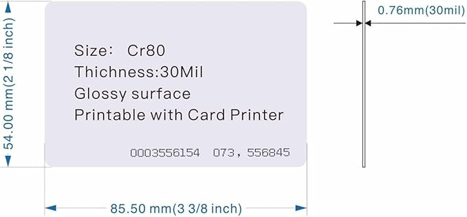 100pack Contactless 125kHz RFID Proximity ID Cards IC Smart Intelligent Card - Image 3