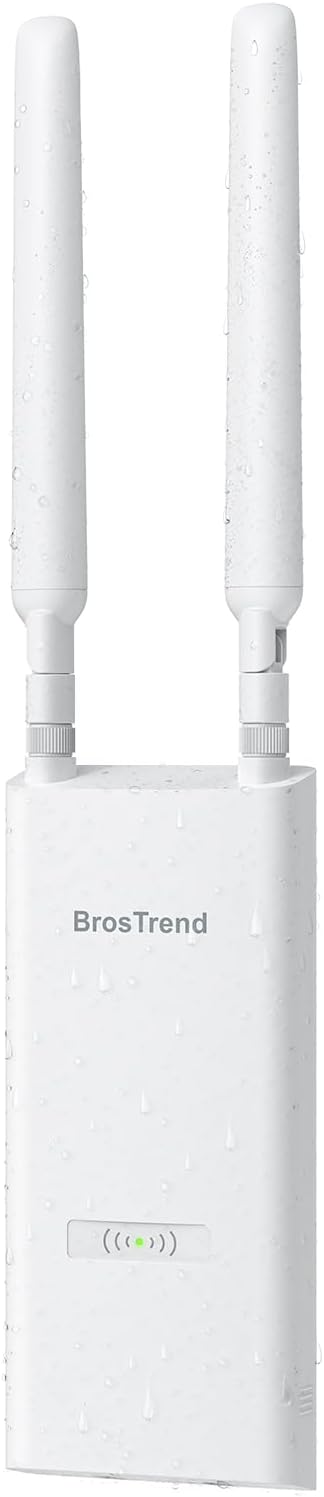 BrosTrend AC1200 Outdoor Access Point Long Range, IP65 Weatherproof Gigabit by BrosTrend