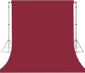 Wine Red Photography Backdrop for Photoshoot, Photo Backdrop Curtain, Perfect by TERSUM