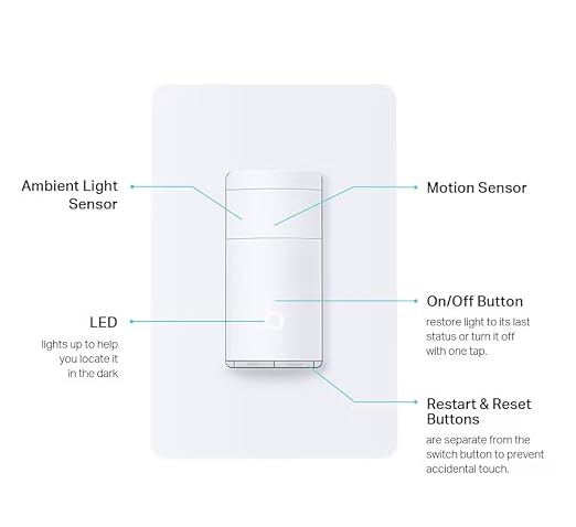 Kasa Smart Motion Sensor Switch, Single Pole, Needs Neutral Wire, 2.4GHz Wi-Fi - Image 3