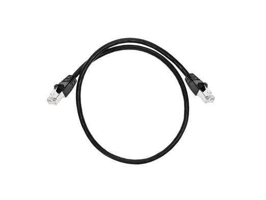 Monoprice Cat6A 2ft Black Patch Cable Double Shielded 26AWG 10G Pure Bare - Image 4