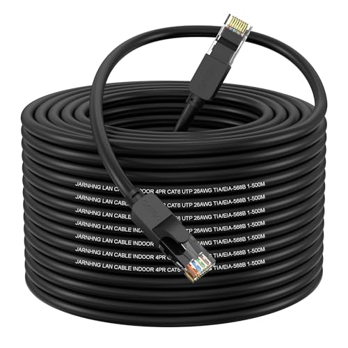 Cat 6 Ethernet Cable 1.5 ft, Indoor/Outdoor High Speed 10Gbps Internet Cable - Image 2